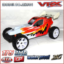 1/5e gas Powered RTR Buggy à vendre, 2 roues motrices essence Buggy au design unique